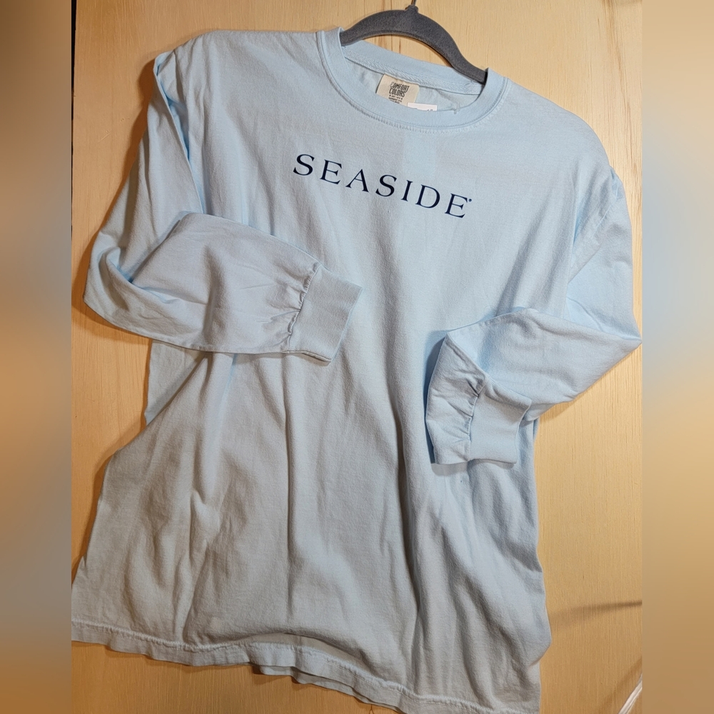NWT Seaside kids t-shirt XL long sleeve boy or girl light blue